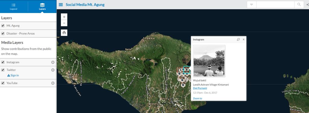 Mt Agung crowdsourcing