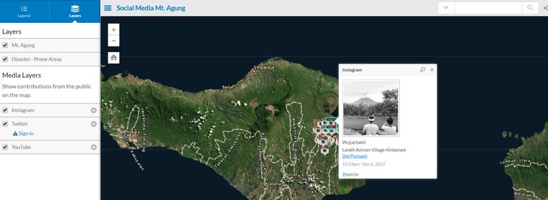 Mt Agung crowdsourcing