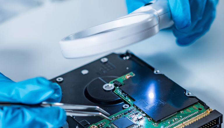 Physical methods of destroying hard drives